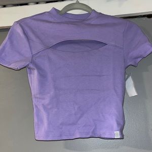 Zine Purple Crop Top